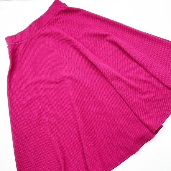 Berry textured midi skirt - Picture 1 of 4